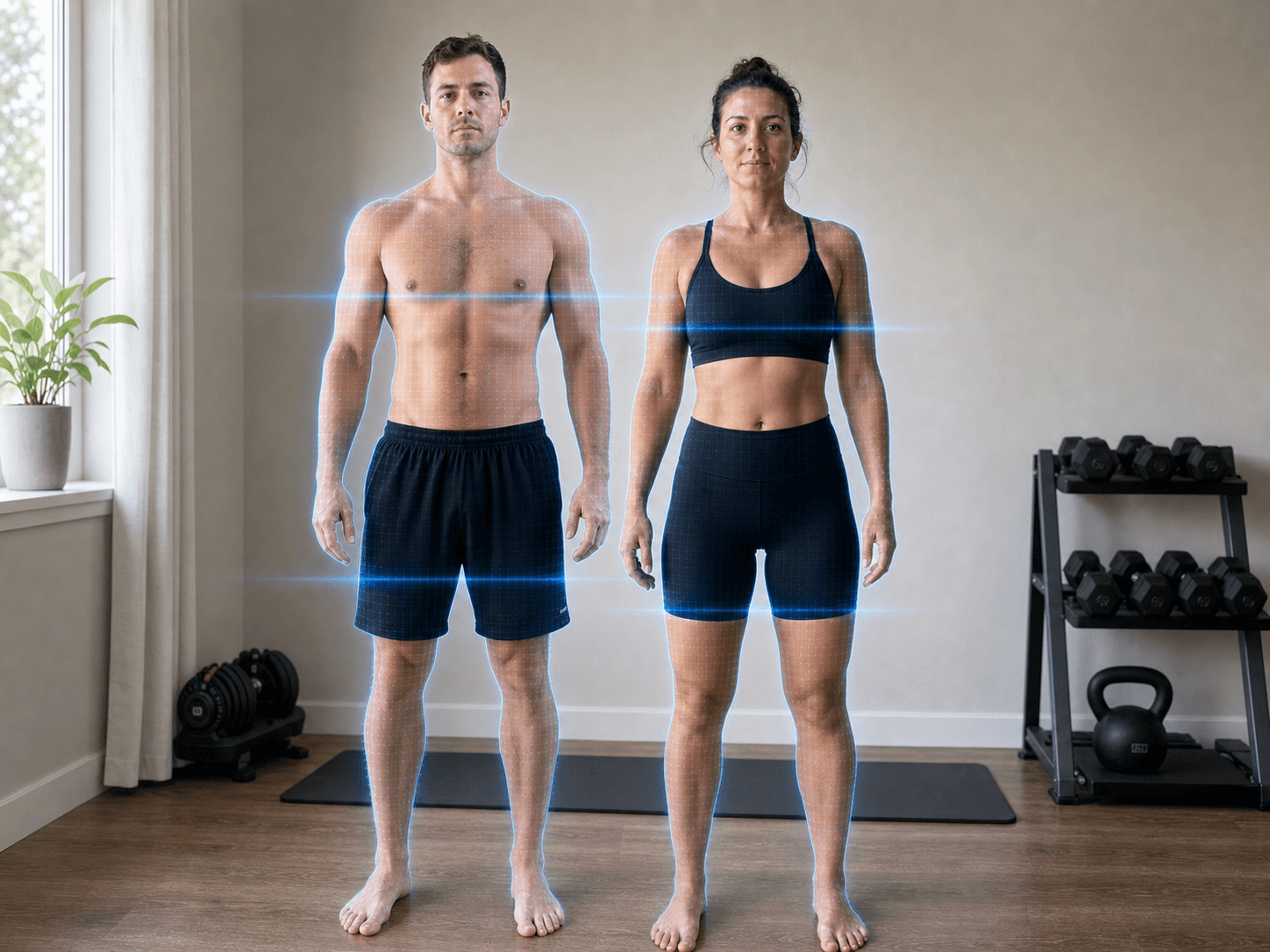AI Physique Rating and Analysis tool showing instant results